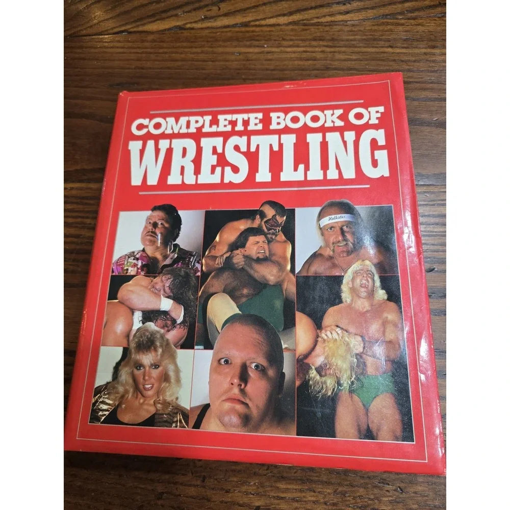 Complete Book of Wrestling 1988 Hardcover Hulk Hogan Ric Flair Andre the Giant